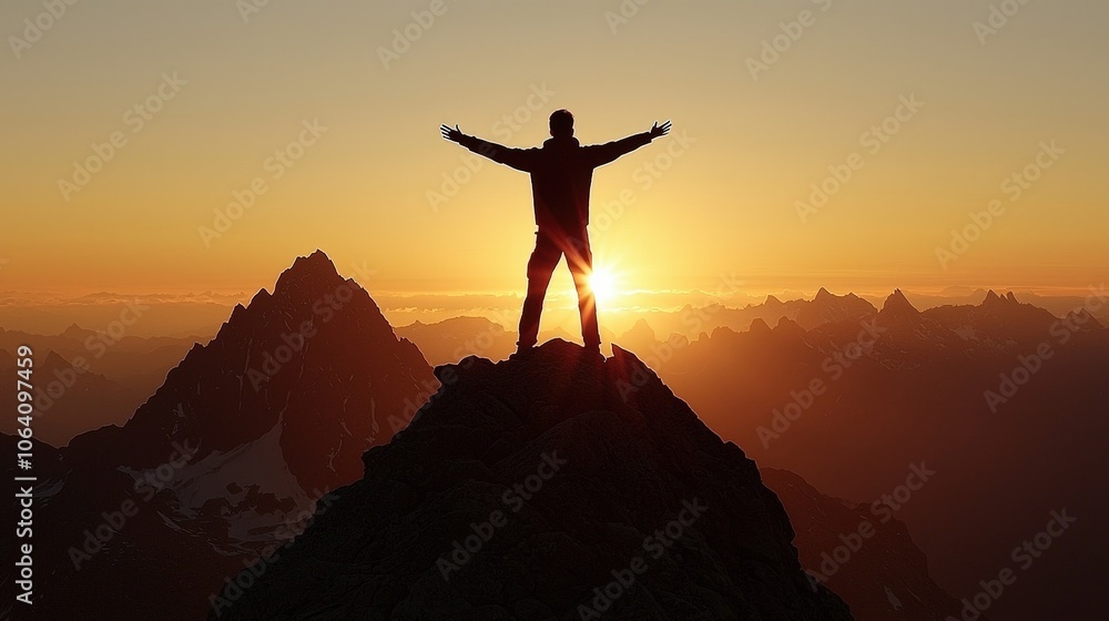 Harness your focus and achieve your goals while embracing life's challenges at sunrise Harness your focus and achieve your goals while embracing life's challenges at sunrise