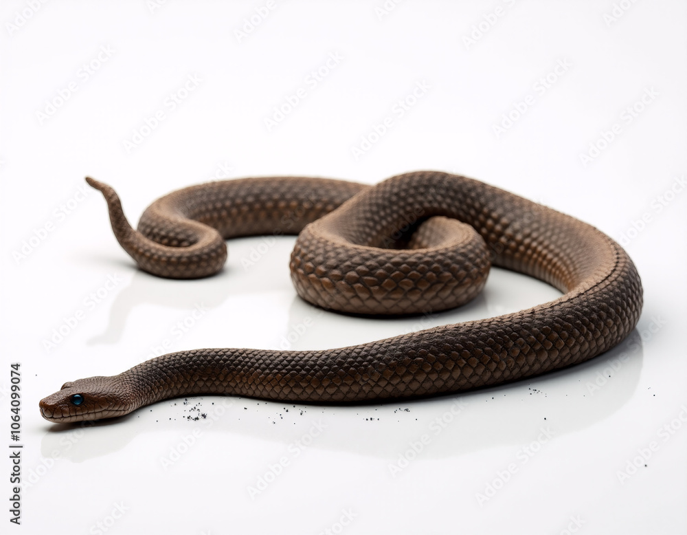 animal portrait on white background. Generative ai. animal portrait on white background. Generative ai.