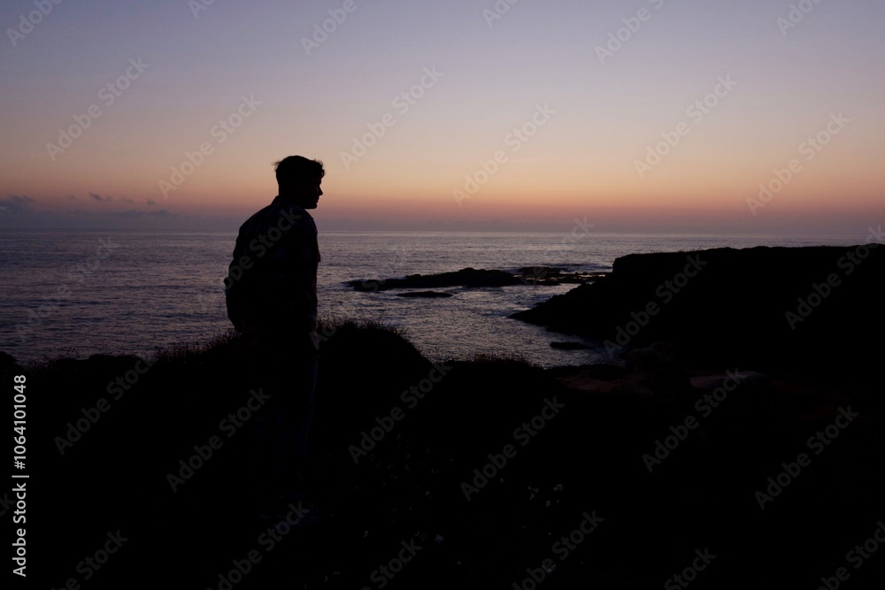 Fototapeta premium person on the beach
