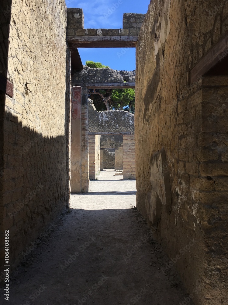 Obraz premium Pathway through Ancient Ruins