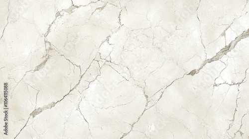 Close-up of light beige marble with gray veins.