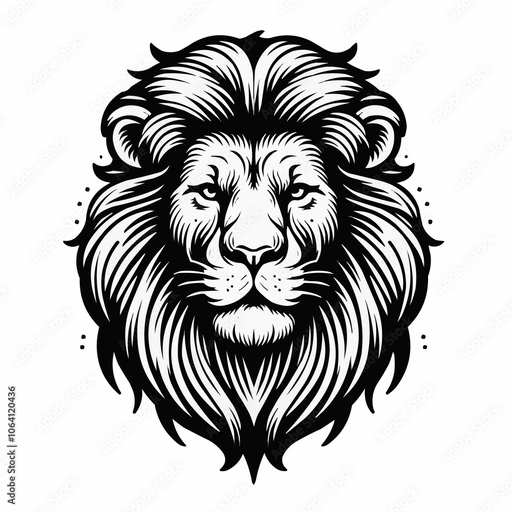 Majestic Lion Line Art Tattoo Majestic Lion Line Art Tattoo