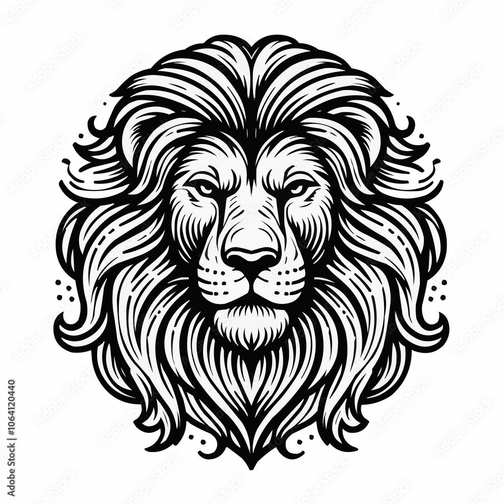 Majestic Lion Line Art Tattoo Majestic Lion Line Art Tattoo