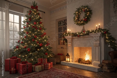Interior Christmas Décor Trends for a Warm, Red-Themed Season