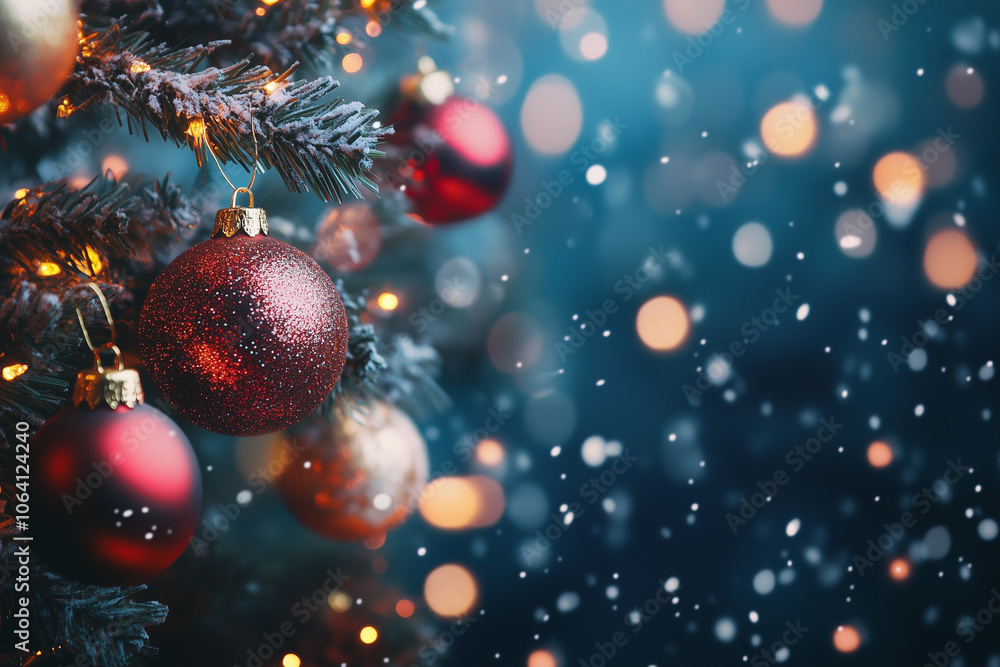 Christmas banner with text for space. Meryy Christmas. XMAS Christmas banner with text for space. Meryy Christmas. XMAS