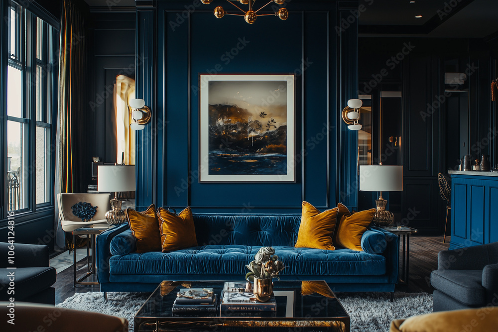 Elegant and Natural Modern Living Room: Luxurious Interior Photography Showcasing Contemporary Design with Organic Accents Elegant and Natural Modern Living Room: Luxurious Interior Photography Showcasing Contemporary Design with Organic Accents
