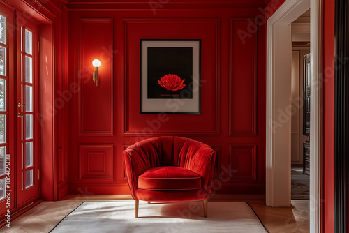 Elegant and Natural Modern Living Room: Luxurious Interior Photography Showcasing Contemporary Design with Organic Accents