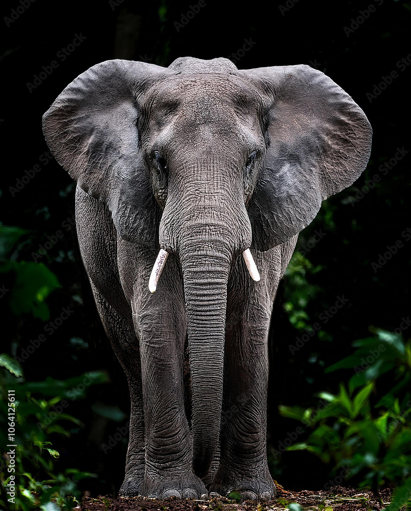 Fototapeta premium elephant in the jungle