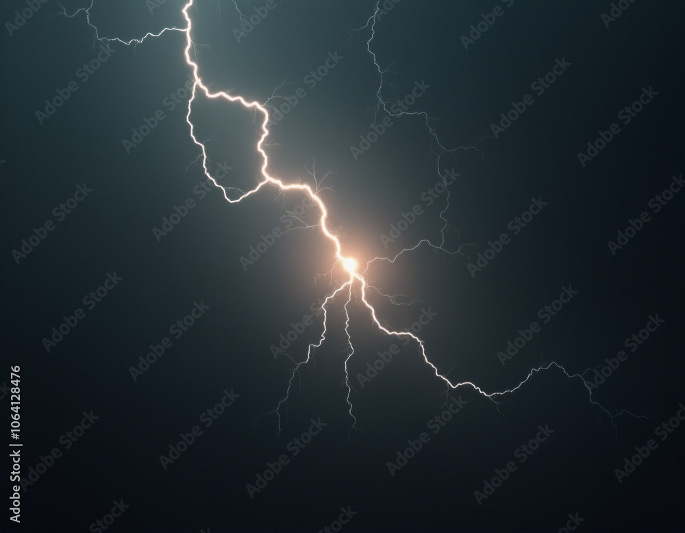 lightning concept. Generative ai. lightning concept. Generative ai.