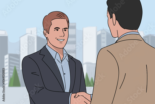 Business Man shaking hands