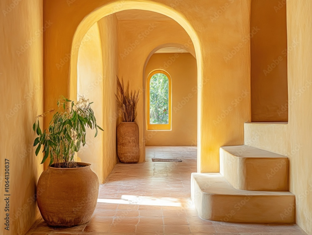 Fototapeta premium Serene Spanish Corridor