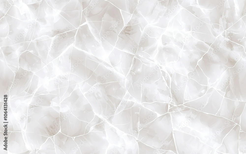 Fototapeta premium Elegant white marble texture with subtle gray veining perfect for backgrounds or interior design applications