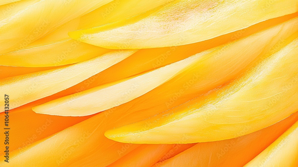 A close-up of yellow bananas cut in half and ready to eat A close-up of yellow bananas cut in half and ready to eat