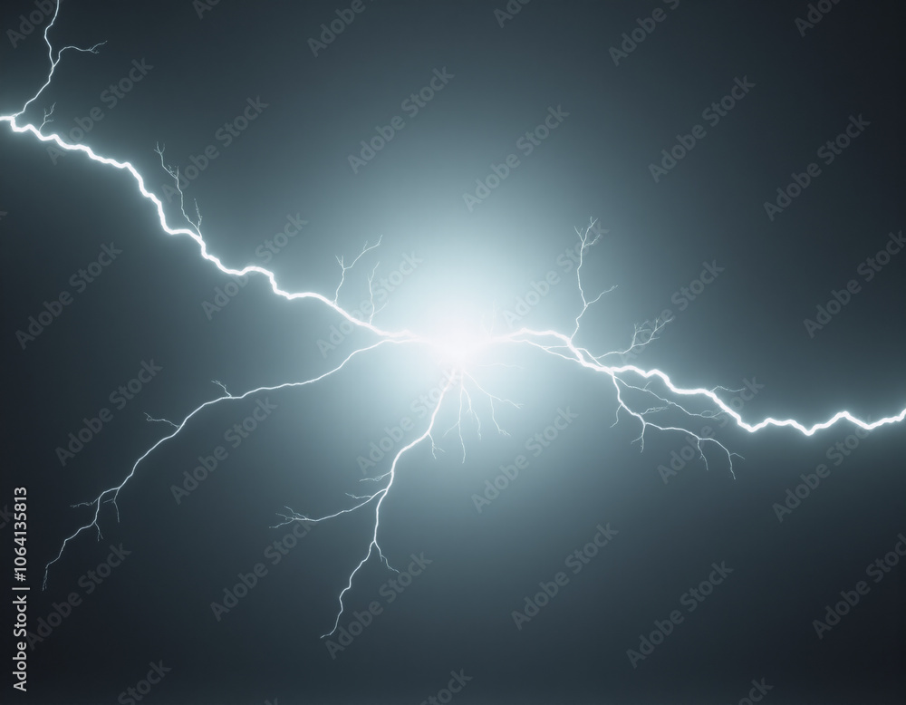 lightning concept. Generative ai. lightning concept. Generative ai.
