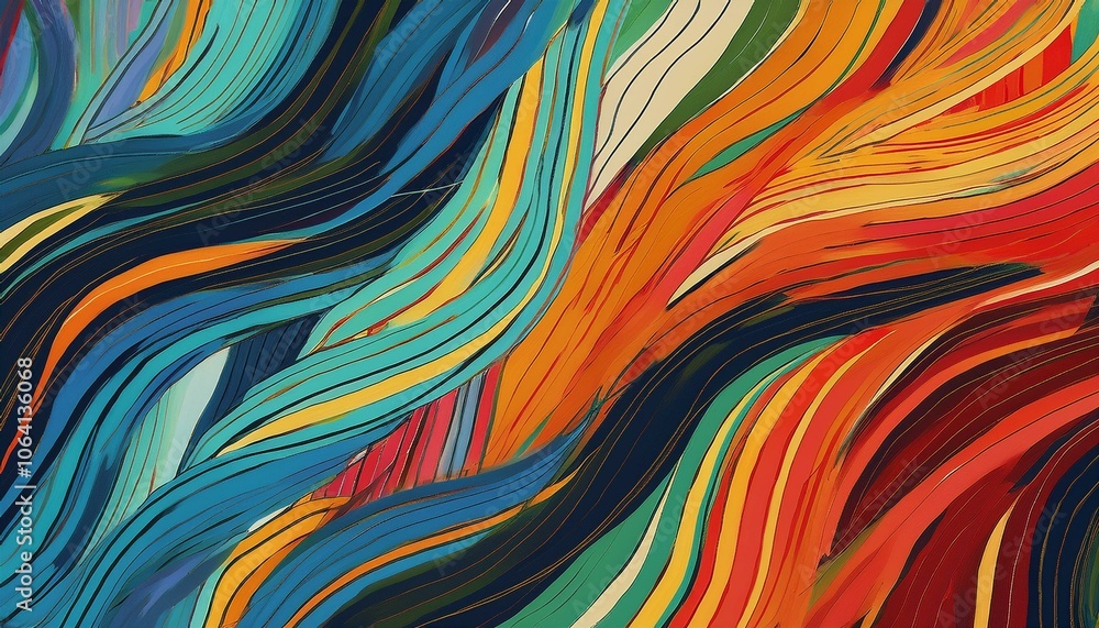 Abstract pattern of stripes and strokes Abstract pattern of stripes and strokes