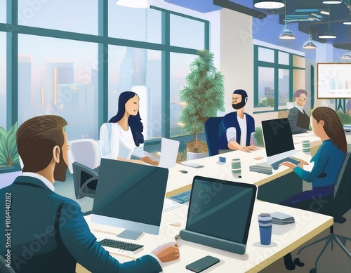 Wallpaper Mural creative coworkingspace network office for freelancers Torontodigital.ca