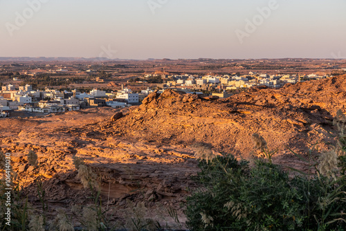 Aerial view of Sakaka, Saudi Arabia