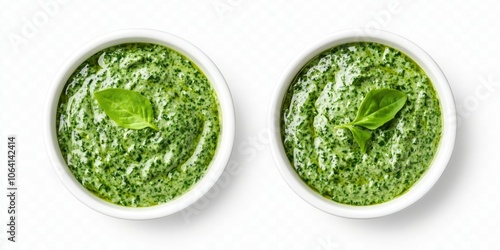 Fresh Basil Dip with Parmesan Sauce