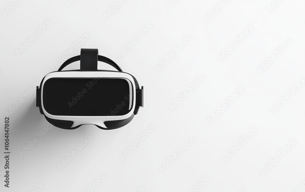 Fototapeta premium colored VR on a clean white background 