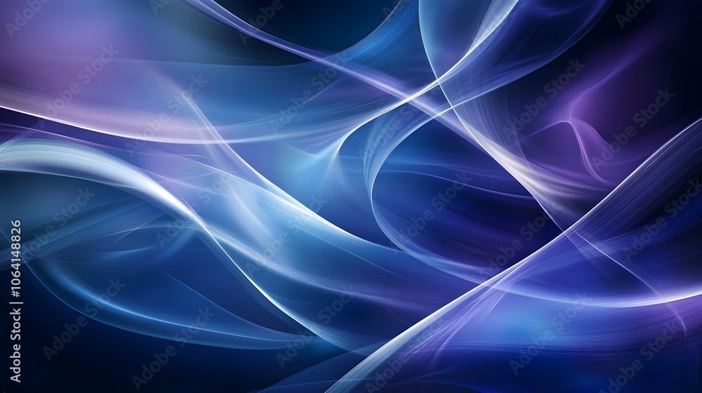 A digital background with flowing abstract waves in shades of blue and purple, creating a futuristic and dynamic effect. A digital background with flowing abstract waves in shades of blue and purple, creating a futuristic and dynamic effect.
