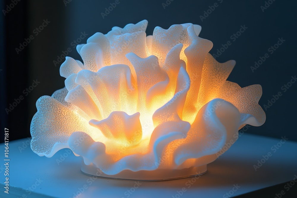 soft glow nightlamp in shape of coral reef part soft glow nightlamp in shape of coral reef part