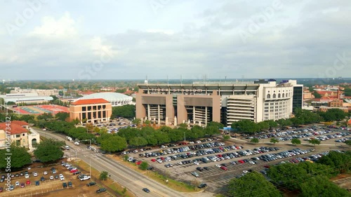 Louisiana State University skyline including Tiger Stadium, home to LSU Football