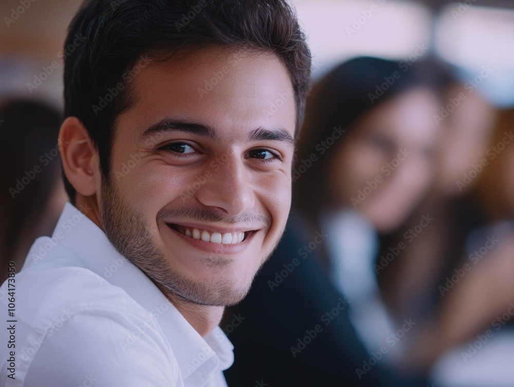 Smiling Man in Formal Attire Smiling Man in Formal Attire