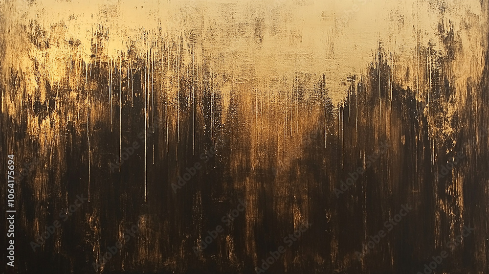 A distressed brown and gold texture, worn and faded A distressed brown and gold texture, worn and faded