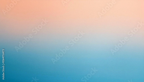 Serene Peach-to-Sky Gradient