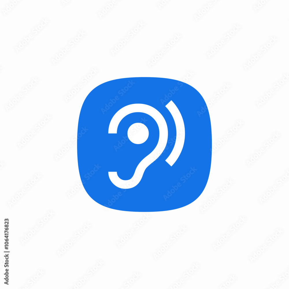 ear hear sound voice icon sign vector ear hear sound voice icon sign vector