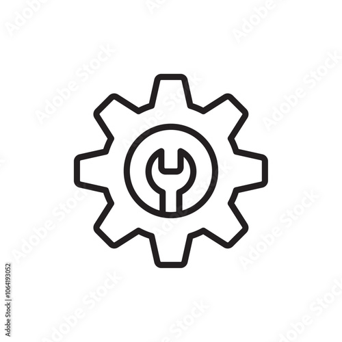 Customized icon Simple thin outline