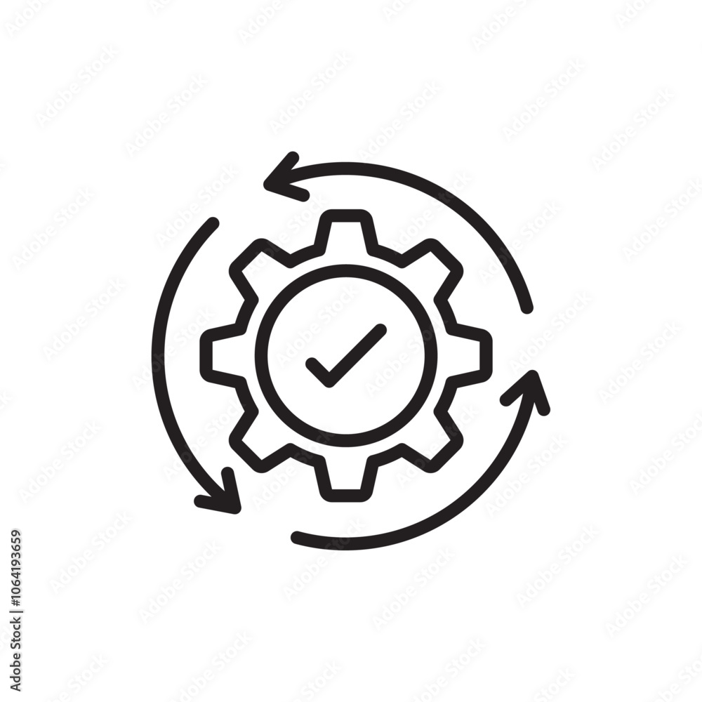 Execution icon Simple thin outline Execution icon Simple thin outline