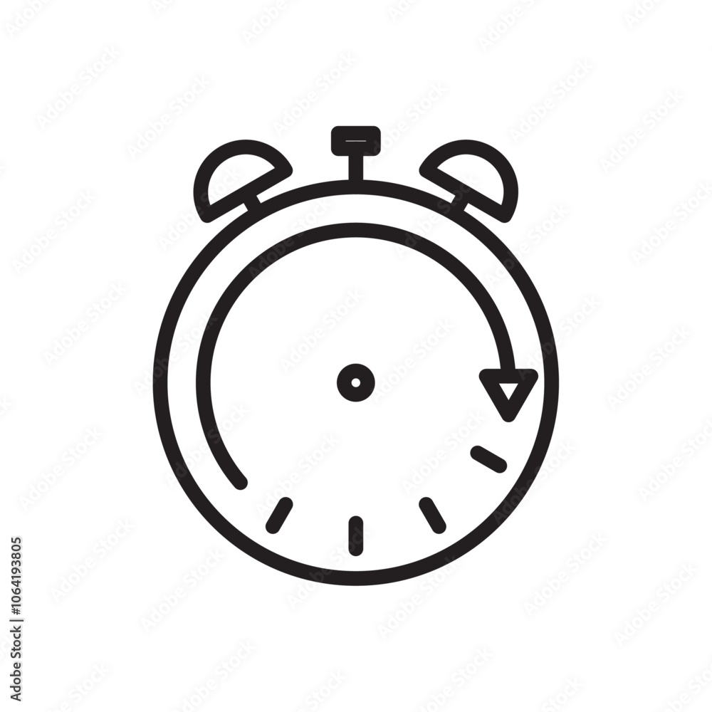 Fast processing icon Simple thin outline Fast processing icon Simple thin outline