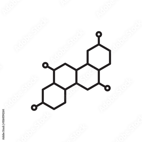 Hormones icon Simple thin outline
