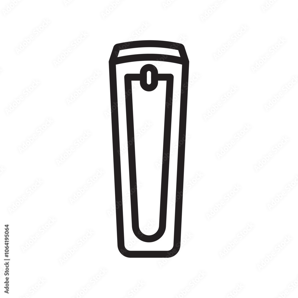 Nail clippers icon Simple thin outline Nail clippers icon Simple thin outline