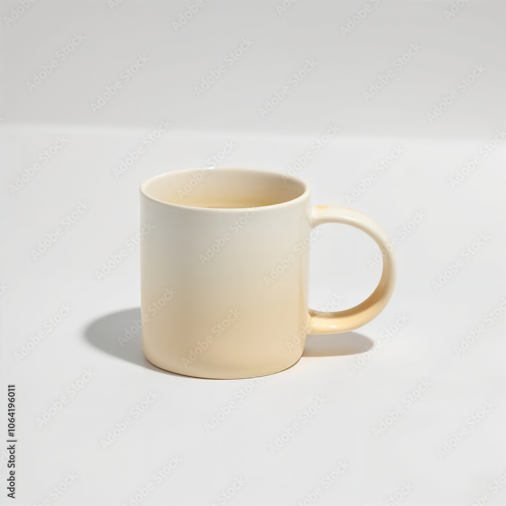 A ceramic mug on a white background 4 A ceramic mug on a white background 4
