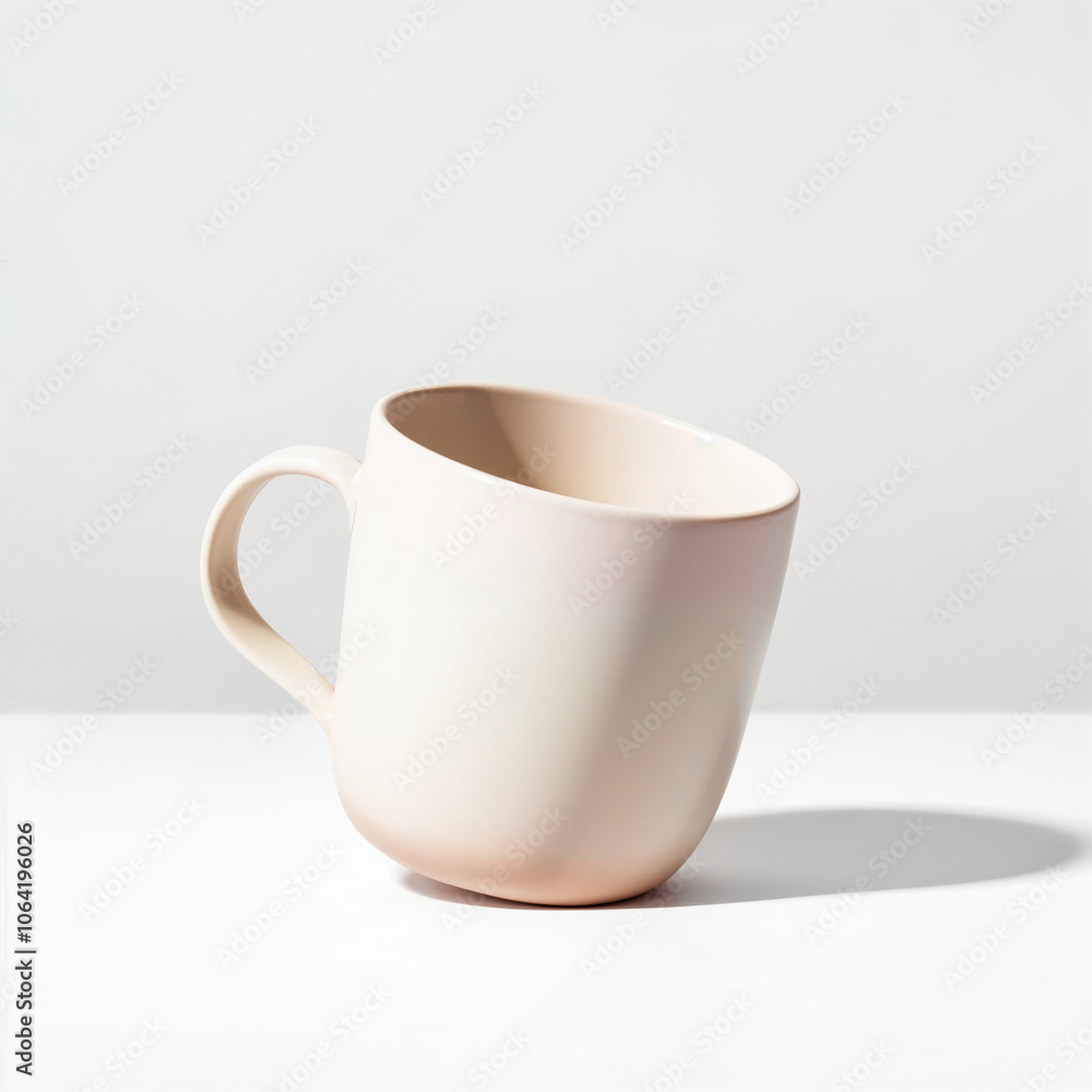 Fototapeta premium A ceramic mug on a white background 2