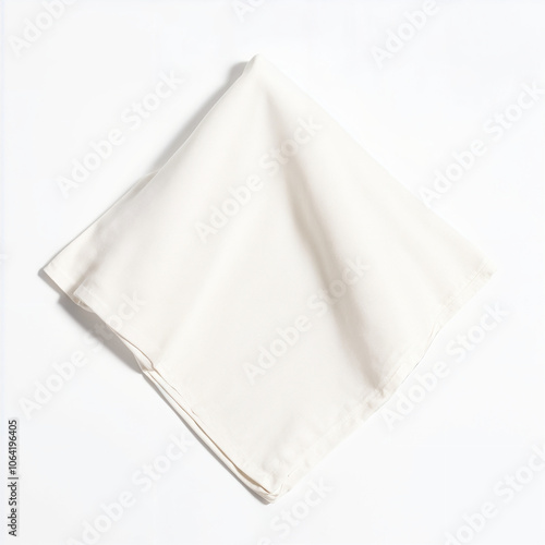 A cotton handkerchief on a white background 1