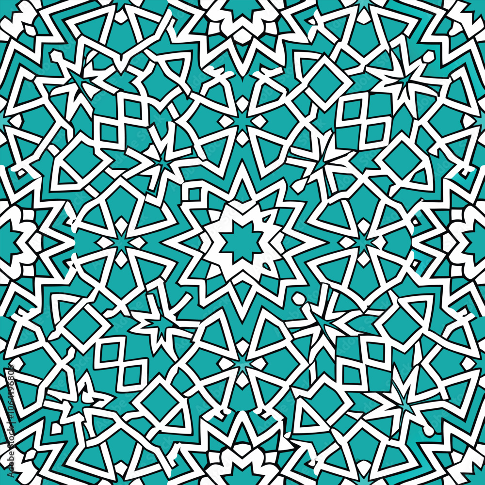 islamic pattern background on white background islamic pattern background on white background