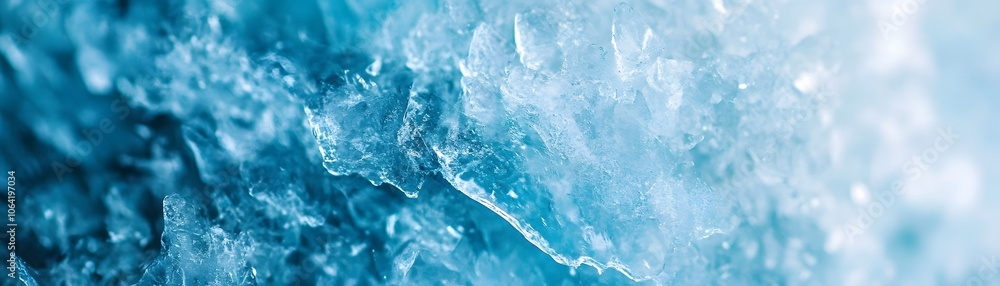 Close-up of Icy Texture with Light Blue Hues Close-up of Icy Texture with Light Blue Hues