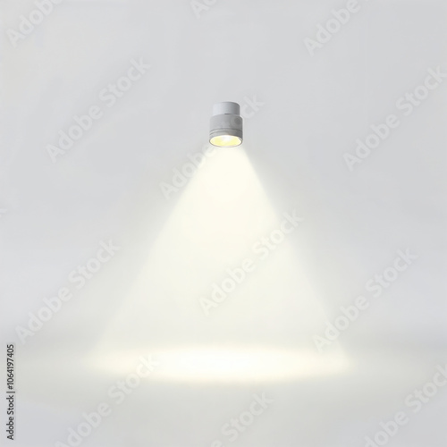 A small flashlight on a white background 1 photo