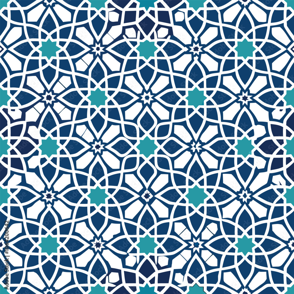 islamic pattern background on white background islamic pattern background on white background
