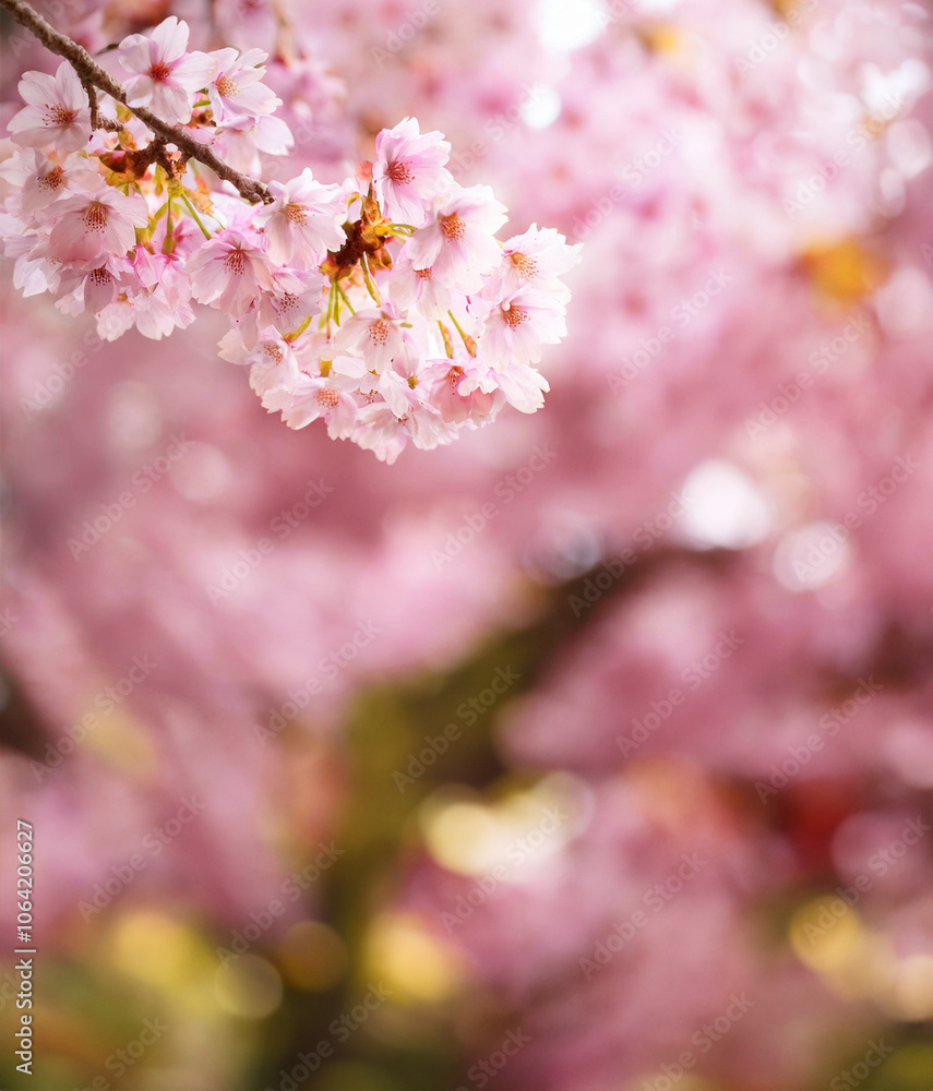 Fototapeta premium 満開の桜の枝