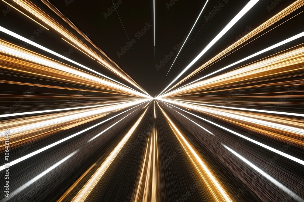 Dynamic Flow of Light and Motion on a Dark Background Dynamic Flow of Light and Motion on a Dark Background