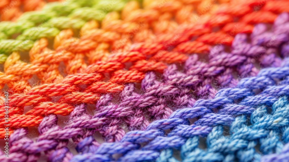 Experience warmth and style with this cozy homemade knit sweater, featuring vibrant rainbow colors that brighten any outfit. Experience warmth and style with this cozy homemade knit sweater, featuring vibrant rainbow colors that brighten any outfit.