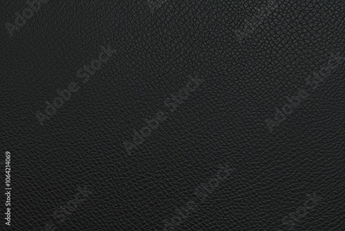 Chic Dark Black Faux Leather Texture Pattern Overlay for Premium Design