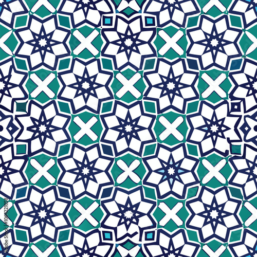 Wallpaper Mural islamic pattern background on white background Torontodigital.ca