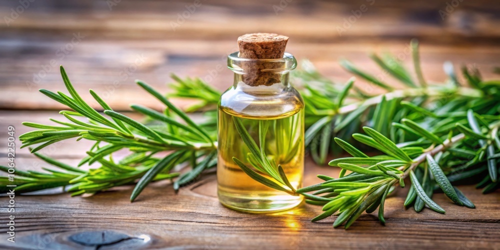 Bottle of essential rosemary oil with fresh rosemary leaves, herbal oil concept, rosemary, oil, bottle, essential Bottle of essential rosemary oil with fresh rosemary leaves, herbal oil concept, rosemary, oil, bottle, essential