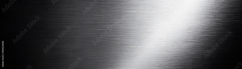 Brushed Metal Surface with Light Reflecting Brushed Metal Surface with Light Reflecting