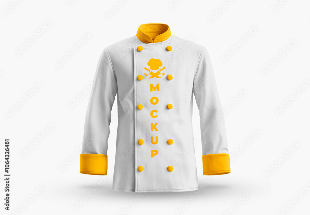Chef Kitchen Uniform Mockup Stock Template | Adobe Stock
